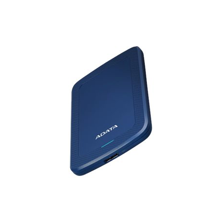ADATA HV300 - Hard drive - 1 TB - external (portable) - USB 3.1 - 256-bit AES - blue - 0