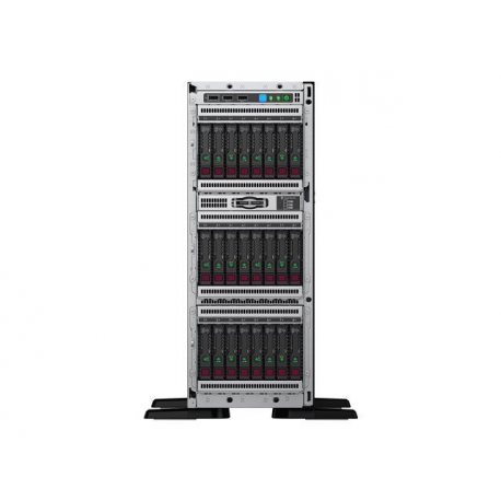 HPE ProLiant ML350 Gen10 Entry - Server - tower - 4U - 2-way - 1 x Xeon Bronze 3106 / 1.7 GHz - RAM 16 GB - SATA - hot-swap 3.5" bay(s) - no HDD - GigE - monitor: none - 2