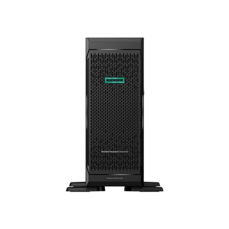HPE ProLiant ML350 Gen10 Base - Server - tower - 4U - 2-way - 1 x Xeon Silver 4110 / 2.1 GHz - RAM 16 GB - SAS - hot-swap 2.5" bay(s) - no HDD - GigE - monitor: none - 0