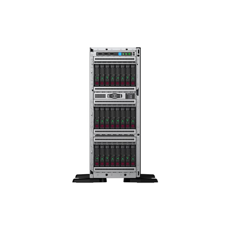 HPE ProLiant ML350 Gen10 Solution - Server - tower - 4U - 2-way - 1 x Xeon Silver 4110 / 2.1 GHz - RAM 16 GB - SAS - hot-swap 2.5" bay(s) - no HDD - Gigabit Ethernet - monitor: none - Top Value - 0