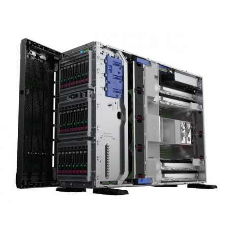 HPE ProLiant ML350 Gen10 Solution - Server - tower - 4U - 2-way - 1 x Xeon Silver 4110 / 2.1 GHz - RAM 16 GB - SAS - hot-swap 2.5" bay(s) - no HDD - Gigabit Ethernet - monitor: none - Top Value - 1