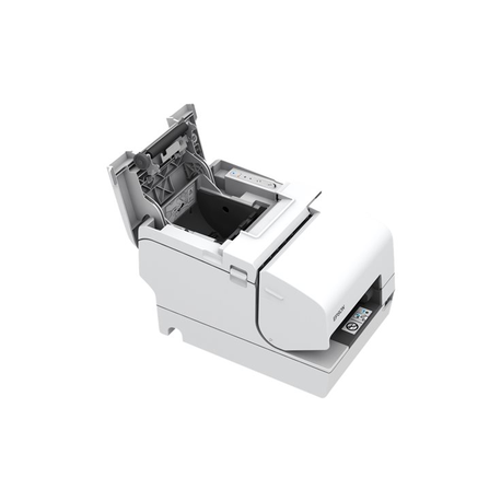 Epson TM H6000V - Receipt printer - thermal line / dot-matrix - 230 x 297 mm, Roll (7.95 cm) - 180 x 180 dpi - 9 pin - up to 350 mm / sec - USB, LAN, serial, NFC, USB 2.0 host - cutter - white - 0
