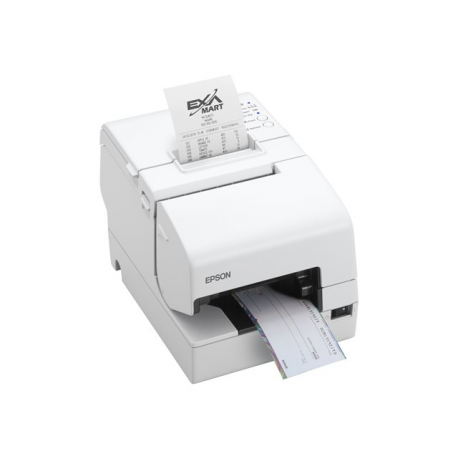 Epson TM H6000V - Receipt printer - thermal line / dot-matrix - 230 x 297 mm, Roll (7.95 cm) - 180 x 180 dpi - 9 pin - up to 350 mm / sec - USB, LAN, serial, NFC, USB 2.0 host - cutter - white - 1