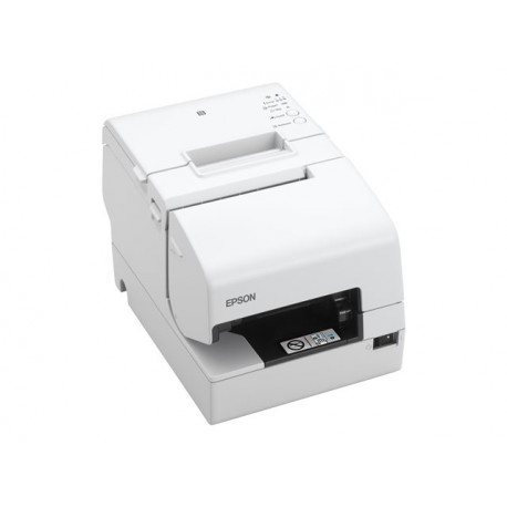 Epson TM H6000V - Receipt printer - thermal line / dot-matrix - 230 x 297 mm, Roll (7.95 cm) - 180 x 180 dpi - 9 pin - up to 350 mm / sec - USB, LAN, serial, NFC, USB 2.0 host - cutter - white - 2