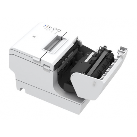 Epson TM H6000V - Receipt printer - thermal line / dot-matrix - 230 x 297 mm, Roll (7.95 cm) - 180 x 180 dpi - 9 pin - up to 350 mm / sec - USB, LAN, serial, NFC, USB 2.0 host - cutter - white - 6