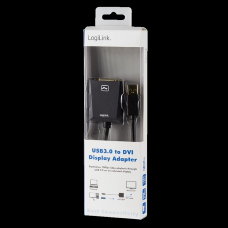 LogiLink - External video adapter - USB 3.0 - DVI - 2