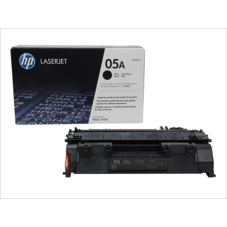 HP 05A - Black - original - LaserJet - toner cartridge (CE505A) - for LaserJet P2033, P2035, P2036, P2037, P2054, P2055, P2056, P2057 - 3