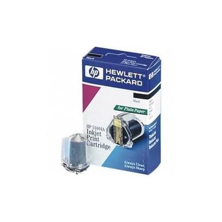 HP - 3 ml - black - original - ink cartridge - for QuietJet Plus; ThinkJet - 5