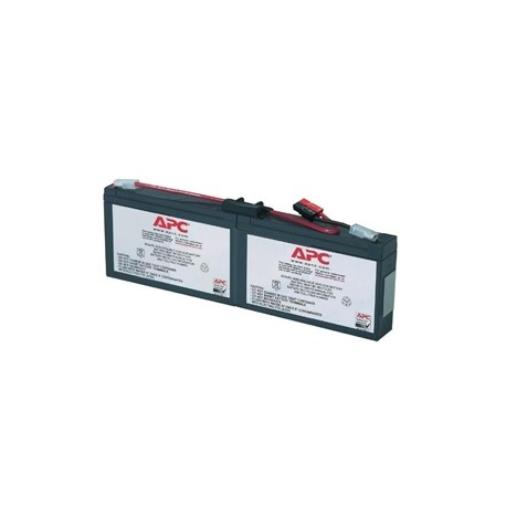 APC Replacement Battery Cartridge #18 - UPS battery - 1 x battery - Lead Acid - black - for P / N: AP1250RM, PS450, SC1500, SC250RM1U, SC250RMI1U, SC450R1X542, SC450RM1U, SC450RMI1U - 2