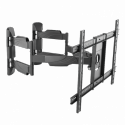 LogiLink Full Motion Corner TV Wall Mount - Stand - for TV and monitor (adjustable arm) - cold-rolled steel - screen size: 37"-70" - inside wall corner