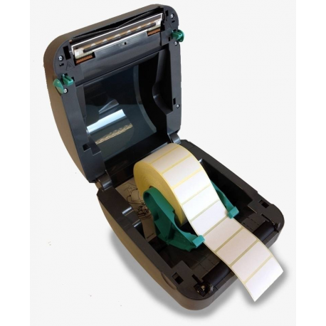 Zebra GK Series GK420t - Label printer - direct thermal / thermal transfer - Roll (10.8cm) - 203 dpi - up to 127 mm / sec - USB, LAN - 2