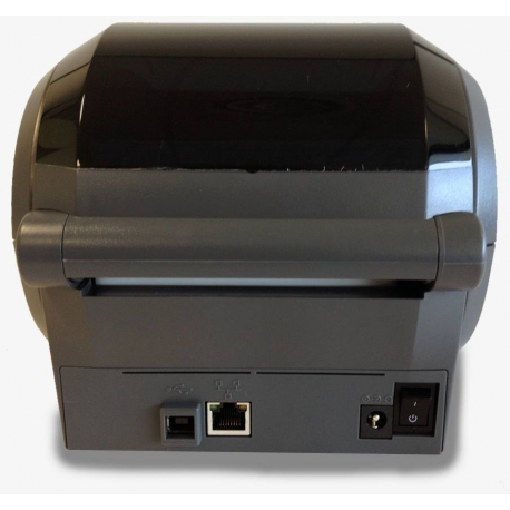 Zebra GK Series GK420t - Label printer - direct thermal / thermal transfer - Roll (10.8cm) - 203 dpi - up to 127 mm / sec - USB, LAN - 5