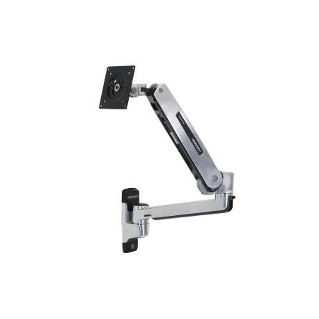 Ergotron LX - Mounting kit (VESA adapter, sit-stand arm, base, extension) - for LCD display - capacity 3.2-11.3 kg - polished aluminium - screen size: up to 42" - wall-mountable - 1