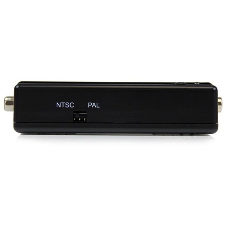 StarTech.com High Resolution VGA to Composite (RCA) or S-Video Converter - PC to TV Video Adapter - 1600x1200 RGB to TV (VGA2VID) - Video converter - VGA - composite video, S-video - black - 3