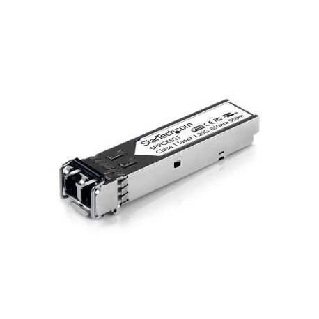 StarTech.com Cisco SFP-GE-S Compatible SFP Module, 1000BASE-SX, 1GbE Multimode Fiber MMF Optic Transceiver, 1GE Gigabit Ethernet SFP, LC 550m, 850nm, DDM, Cisco IE3400, IE3300, IE3200 - Lifetime Warranty (SFPGESST) - SFP (mini-GBIC) transceiver module - GigE - 1000Base-SX - LC multi-mode - up to 550 m - 850 nm - for P / N: ET91000LCOAM, ET91000SFP2, ET91000SFP2C, IES101002SFP, MCM1110SFP, PEX1000SFP2 - 1