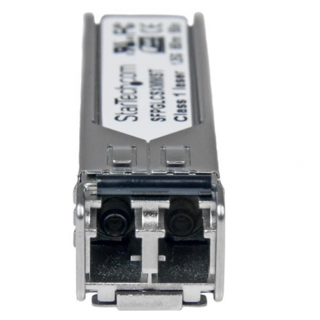 StarTech.com Cisco GLC-SX-MM Compatible SFP Module, 1000BASE-SX, 1GbE Multimode Fiber MMF Optic Transceiver, Gigabit Ethernet SFP, LC Connector, 550m, 850nm, Cisco IE3400, IE3300, IE3200 - Lifetime Warranty (SFPGLCSXMMST) - SFP (mini-GBIC) transceiver module - GigE - 1000Base-SX - LC multi-mode - up to 550 m - 850 nm - for P / N: ET91000SFP2, ET91000SFP2C, IES101002SFP, MCM1110SFP, PEX1000SFP2 - 3