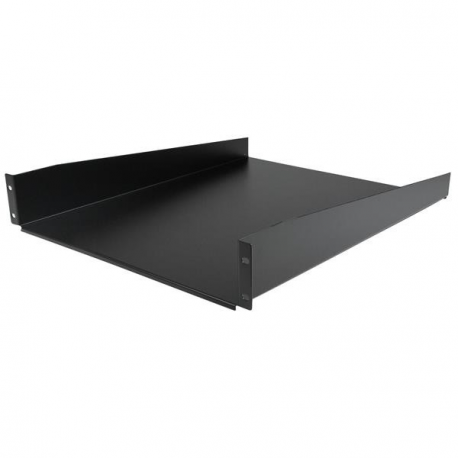 StarTech.com 2U Fixed Server Rack Mount Shelf, 22in Deep Steel Universal Cantilever Tray for 19" AV / Data / Network Equipment Rack with Cage Nuts & Screws, 50lbs Weight Capacity, 22" Deep - 2U Network Rack Shelf (CABSHELF22) - Rack shelf - black - 2U - 22" - for P / N: RK1233BKM, RK2433BKM, RK2537BKM, RK3236BKF, RK4236BKB, RK4242BK24, RK4242BK30 - 1