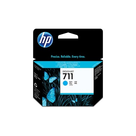 HP 711 - 29 ml - cyan - original - DesignJet - ink cartridge - for DesignJet T100, T120, T120 ePrinter, T125, T130, T520, T520 ePrinter, T525, T530 - 2