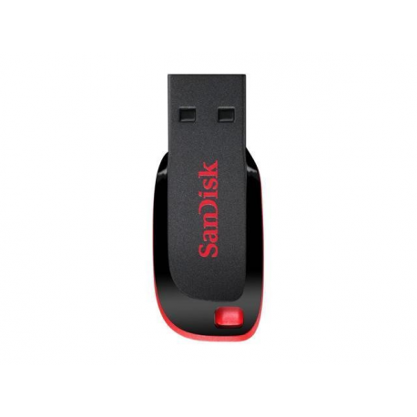 SanDisk Cruzer Blade - USB flash drive - 32 GB - USB 2.0 - red, sleek black - 2