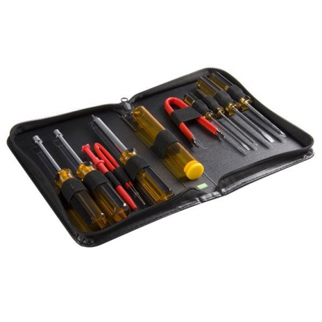 StarTech.com 11 Piece Computer Tool Kit - PC Repair Tool Kit with Zippered Vinyl Carrying Case (CTK200) - Tool kit - for P / N: ARMTBLTDT, ARMTBLTIW, ARMTBLTUGN, SECTBLTPOS, STNDTBLT1A5T, STNDTBLT1FS - 1
