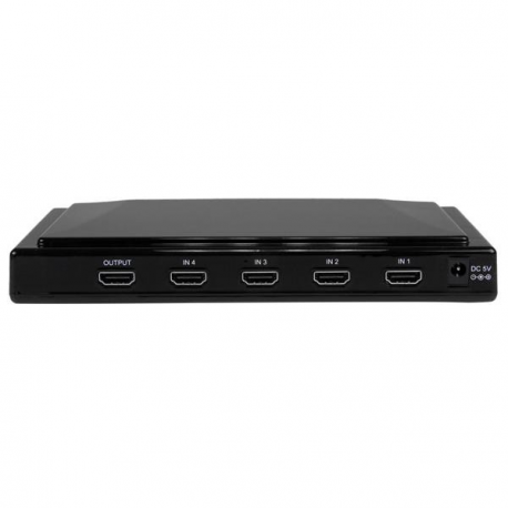 StarTech.com 4-to-1 HDMI Video Switch with Remote Control - Video / audio switch - 4 x HDMI - desktop - VS410HDMIE - Video / audio switch - 4 x HDMI - desktop - for P / N: SVA5M3NEUA - 7