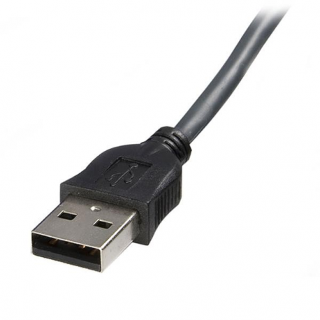 StarTech.com 10 ft Ultra-Thin USB VGA 2-in-1 KVM Cable (SVUSBVGA10) - Keyboard  /  video  /  mouse (KVM) cable - USB, HD-15 (VGA) (M) to HD-15 (VGA) (M) - 3 m - black - for P / N: SV1631DUSBU, SV1631DUSBUK, SV441DUSBI, SV831DUSBAU, SV831DUSBU, SV831DUSBUK - 3