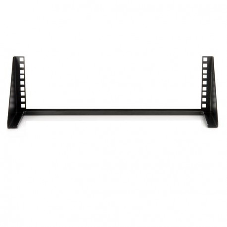 StarTech.com 3U Wall Mount Patch Panel Bracket - 19 in - Steel Vertical Patch Panel Mounting Bracket for Networking Equipment (RK319WALLV) - Mounting bracket - wall mountable - black - 3U - 19" - 3
