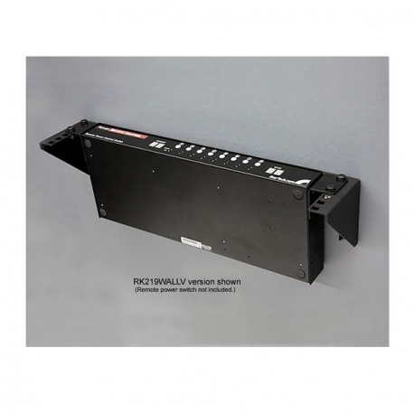 StarTech.com 3U Wall Mount Patch Panel Bracket - 19 in - Steel Vertical Patch Panel Mounting Bracket for Networking Equipment (RK319WALLV) - Mounting bracket - wall mountable - black - 3U - 19" - 5