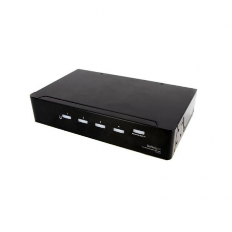 StarTech.com 4 Port DVI Video Splitter with Audio - Video / audio splitter - 4 x DVI + 4 x audio - desktop - ST124DVIA - Video / audio splitter - 4 x DVI + 4 x audio - desktop - for P / N: SVA12M2NEUA, SVA12M5NA - 1
