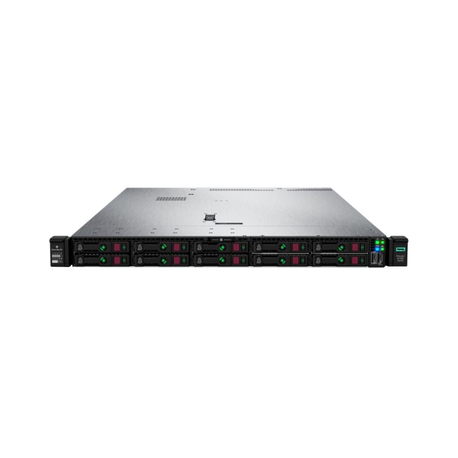 HPE ProLiant DL360 Gen10 Solution - Server - rack-mountable - 1U - 2-way - 1 x Xeon Silver 4110  /  2.1 GHz - RAM 16 GB - SAS - hot-swap 2.5" bay(s) - no HDD - GigE - monitor: none - HPE Smart Buy - 0