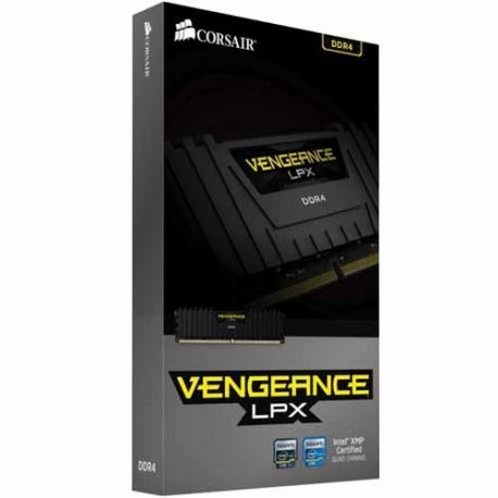 CORSAIR Vengeance LPX - DDR4 - kit - 32 GB: 2 x 16 GB - DIMM 288-pin - 2400 MHz  /  PC4-19200 - CL16 - 1.2 V - unbuffered - non-ECC - black - 1