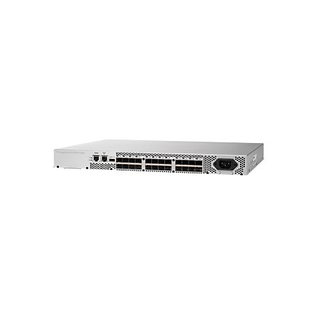 HPE 8 / 24 Base (16) Full Fabric Ports Enabled SAN - Switch - Managed - 16 x 8Gb Fibre Channel SFP+ - rack-mountable - 1