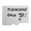 Transcend 300S - Flash memory card - 64 GB - UHS-I U1  /  Class10 - microSDXC
