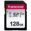 Transcend 300S - Flash memory card - 128 GB - Video Class V30  /  UHS-I U3  /  Class10 - SDXC UHS-I