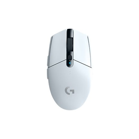 Logitech G G305 - Mouse - optical - 6 buttons - wireless - LIGHTSPEED - USB wireless receiver - white - 0