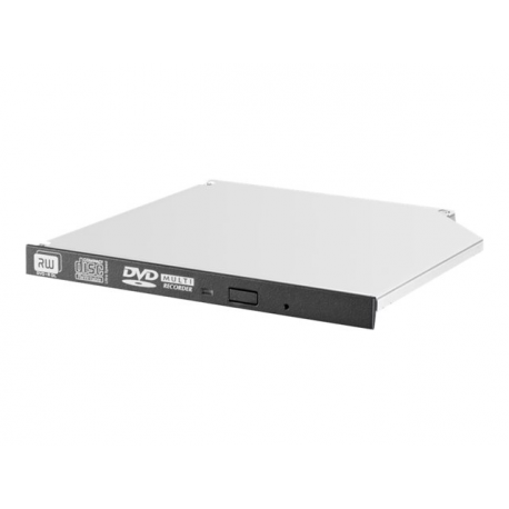 HPE - Disk drive - DVD±RW (±R DL) / DVD-RAM - 8x / 8x / 5x - Serial ATA - internal - HP jack black - for ProLiant DL20 Gen10, DL325 Gen10, DL360 Gen10, DL360 Gen9, ML30 Gen10 - 0