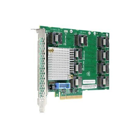 HPE SAS Expander Card - Storage controller upgrade card - 26 Channel - SATA 6Gb / s / SAS 12Gb / s - PCIe - for ProLiant DL360 Gen9, DL380 Gen9 - 1
