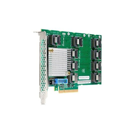 HPE SAS Expander Card - Storage controller upgrade card - 26 Channel - SATA 6Gb / s / SAS 12Gb / s - PCIe - for ProLiant DL360 Gen9, DL380 Gen9 - 2