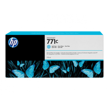 HP 771C - 775 ml - light cyan - original - ink cartridge - for DesignJet Z6200, Z6600, Z6610, Z6800, Z6810 - 2