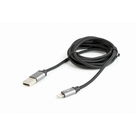 Cablexpert - Lightning cable - USB male to Lightning male - 1.8 m - black - for Apple iPad / iPhone / iPod (Lightning) - 0