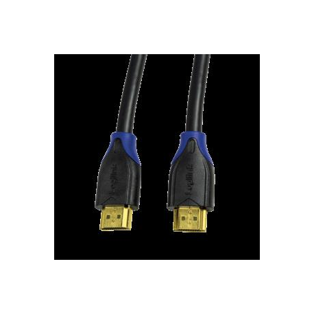 LogiLink High Speed with Ethernet - HDMI cable with Ethernet - HDMI male to HDMI male - 15 m - black - 4K support - 1