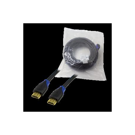 LogiLink High Speed with Ethernet - HDMI cable with Ethernet - HDMI male to HDMI male - 15 m - black - 4K support - 5
