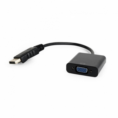 Cablexpert - Adapter - DisplayPort (M) to HD-15 (VGA) (F) - DisplayPort 1.1a - 15 cm - 1080p support - black - 2