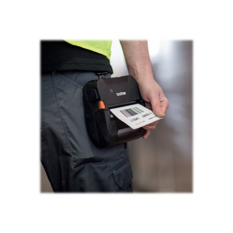 Brother RuggedJet RJ-4230B - Receipt printer - direct thermal - Roll (11.4 cm) - 203 x 203 dpi - up to 127 mm / sec - USB 2.0, Bluetooth 4.2 - 5