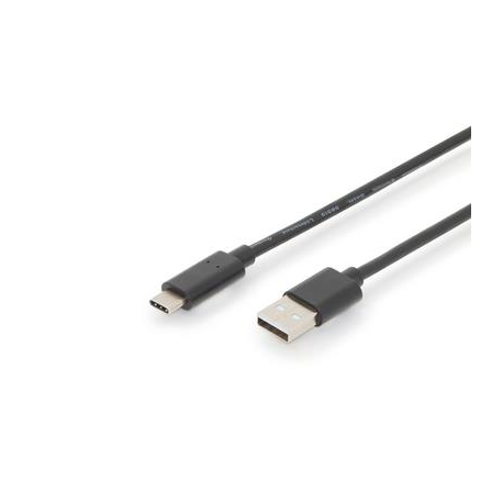 ASSMANN - USB cable - USB-C (M) to USB (M) - USB 2.0 - 3 A - 3 m - molded - black - 0