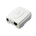 DIGITUS Fast Ethernet Print Server DN-13003-2 - Print server - USB 2.0 - 100Mb LAN - 100Base-TX