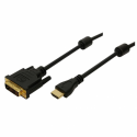 LogiLink - Adapter cable - HDMI female to DVI-D male - 2 m - double shielded - black