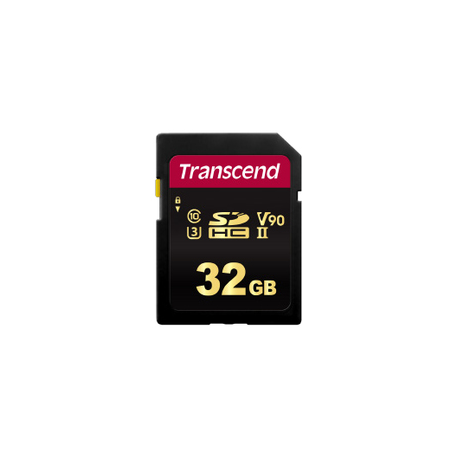 Transcend 700S - Flash memory card - 32 GB - Video Class V90 / UHS-II U3 / Class10 - SDHC UHS-II - 0