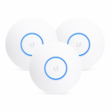 Ubiquiti UniFi nanoHD - Radio access point - Wi-Fi 5 - 2.4 GHz, 5 GHz - DC power (pack of 3)