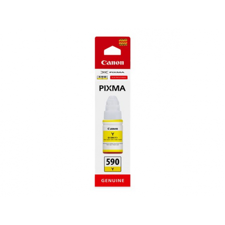 Canon GI 590 Y - 70 ml - yellow - original - ink refill - for PIXMA G1501, G1510, G2500, G2501, G2510, G3410, G3500, G3501, G3510, G4410, G4500, G4511 - 0